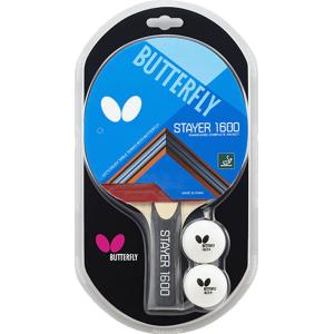 バタフライ Butterfly ステイヤー1600 セット 卓球 ラケット ラバー ボール レジャー...