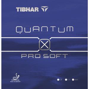 TIBHAR 三英 ラバー QUANTUM X PRO SOFT クァンタムXプロ ソフト ブラックMAX 卓球 BT000950