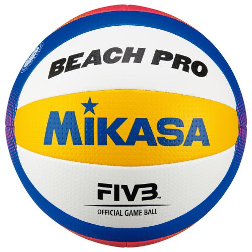 ミカサ MIKASA ビーチバレーボール 国際公認球 ホワイト イエロー ブルー レッド BV550...