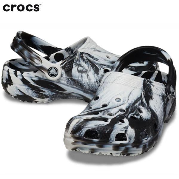 CROCS クロックス シューズ CR206867 クラシック マーブル クロッグ CLASSIC ...