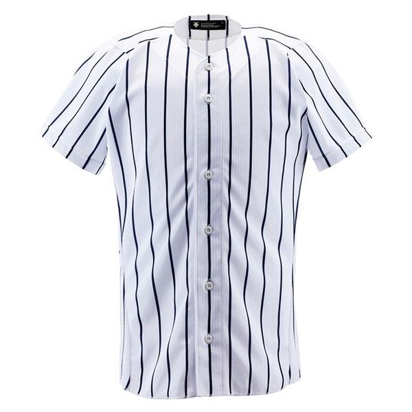 返品交換不可 大特価 デサント DESCENTE ユニフォームシャツ フルオープンシャツ ワイドスト...