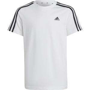 adidas アディダス エッセンシャルズ スリーストライプス コットン半袖Tシャツ マルチスポーツ Tシャツ JR ECN59-IC0605｜lafitte