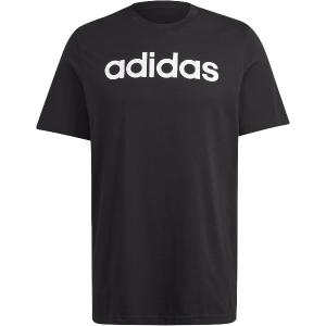 adidas アディダス エッセンシャルズ シングルジャージー リニア刺しゅうロゴ 半袖Tシャツ Tシャツ メンズ ECQ98-IC9274｜lafitte