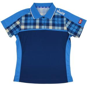 JUIC 半袖 レディース 卓球 ウェア チェックチェック 卓球 5614-BL レディース