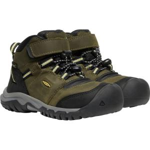 KEEN キーン リトルキッズ リッジ フレックス ミッド ウォータープルーフ 防水ハイキングシューズ 1026665｜lafitte