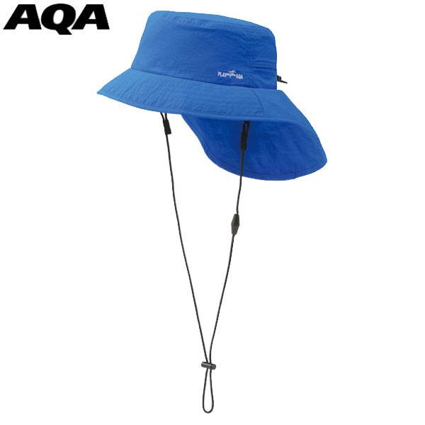 AQA エーキューエー フラップマリンハット 帽子 UVカット 接触冷感 マリンスポーツ アウトドア...