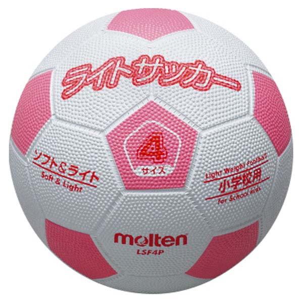 モルテン molten ライトサッカー ホワイト×ピンク LSF4P