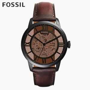 フォッシル FOSSIL 腕時計 タウンズマン 機械式 ダークブラウン レザーウォッチ ME3098...