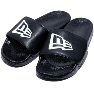 ニューエラ 13061320 サンダル シューズ SLIDE FLAG LOGO BLK メンズ シャワーサンダル