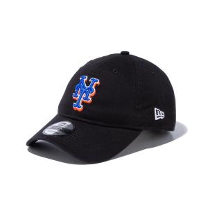 ニューエラ NEW ERA 9TWENTY ウォッシュドコットン ニューヨーク・メッツ ブラック × チームカラー 13552113 キャップ 帽子｜lafitte