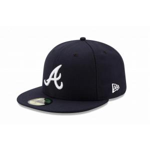 ニューエラ NEW ERA 59FIFTY MLB オンフィールド アトランタ・ブレーブス ロード 13555019｜lafitte