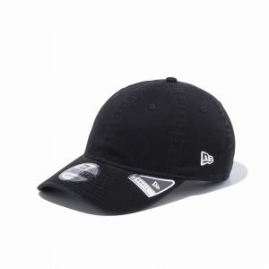 ニューエラ NEW ERA 9TWENTY Small クロスストラップ ウォッシュドコットン ベーシック ブラック 13562169｜lafitte