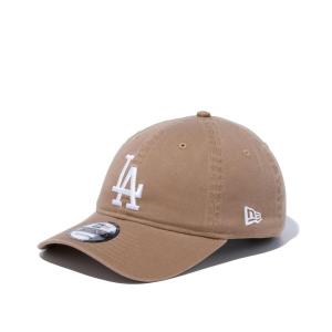 ニューエラ NEW ERA 9TWENTY ウォッシュドコットン ロサンゼルス・ドジャース カーキ ホワイト 13562186｜lafitte