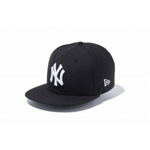 ニューエラ NEW ERA Youth 9FIFTY ニューヨーク・ヤンキース ブラック ホワイト 13565784 ジュニア｜lafitte