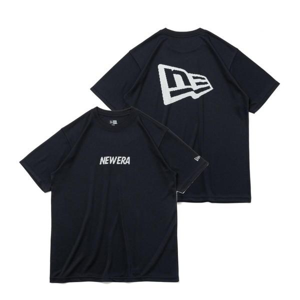 ニューエラ（NEW ERA） 半袖 テック Tシャツ Bit Logo ネイビー Performan...