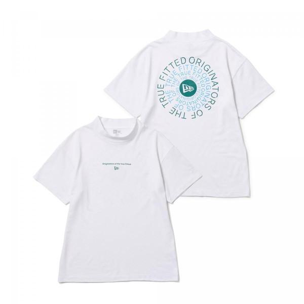 ニューエラ NEW ERA Women's 半袖 ミッドネック Tシャツ Circle OOTTF ...