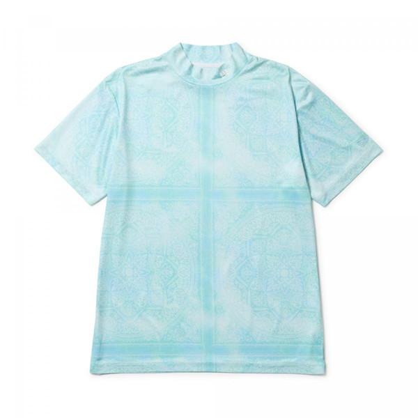 ニューエラ NEW ERA 半袖 鹿の子 ミッドネック Tシャツ Bandana All Over ...