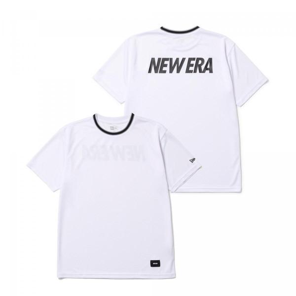 NEWERA  ニューエラ バスケットボール 半袖 テック Tシャツ Stripe Collar ホ...