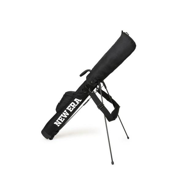 NEWERA  ニューエラ ゴルフ セルフスタンドケース ワードマークロゴ ブラック × ホワイト ...