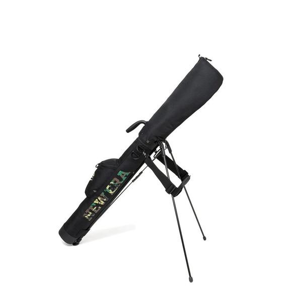 NEWERA  ニューエラ ゴルフ セルフスタンドケース ワードマークロゴ ブラック × ウッドラン...