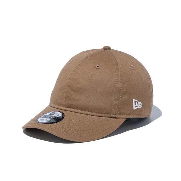 ニューエラ NEW ERA 9THIRTY ベーシック ノンウォッシュコットン カーキ × ホワイト...