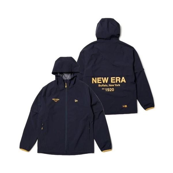 NEW ERA ニューエラ レインジャケット 2-Way スリーブ ネイビー ゴルフ 1466985...