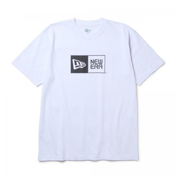 NEWERA  ニューエラ NEW ERA 半袖 コットン Tシャツ Box Logo ホワイト 1...