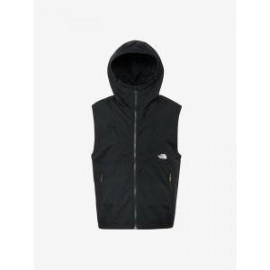ザ・ノース・フェイス THE NORTH FACE  コンパクトフーデッドベスト ユニセックス NP22635-K｜Lafitte ラフィートスポーツ