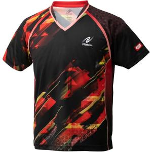 ニッタク 半袖 卓球ゲームシャツ SKYTOP SHIRT スカイトップシャツ 男女兼用 NW2202-71 メンズ