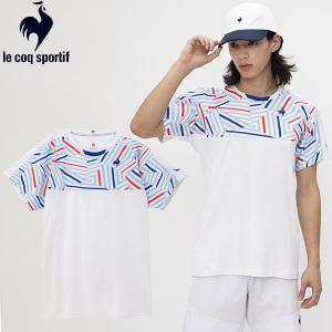 le coq sportif ルコック クーリング サンスクリーン エールフォルム ゲームシャツ テニス QTMXJA02-WH 半袖｜lafitte