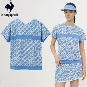 le coq sportif ルコック テニス レディース 2wayゲームシャツ テニス QTWXJA03-BL 半袖｜lafitte