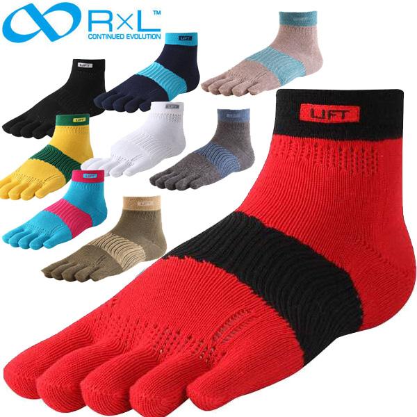 R×L SOCKS アールエルソックス 5本指 ランニングソックス RA-3001 武田レッグウェア...