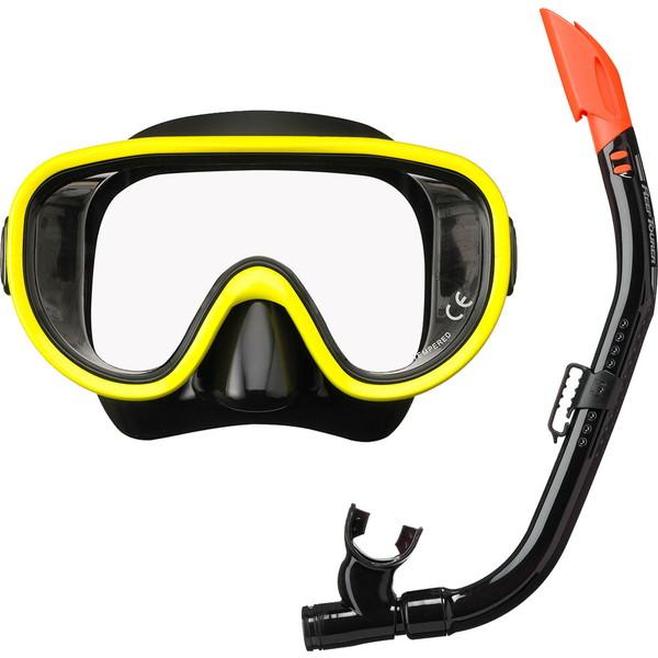 ReefTourer リーフツアラー シリコーン製 マスク＆弁付きWガードシュノーケル 大人用2点セ...