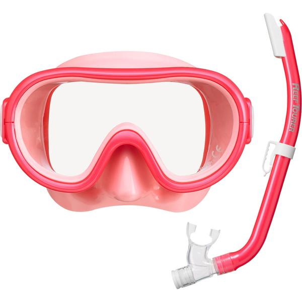 ReefTourer リーフツアラー マスク＆弁付きWガードシュノーケル 子ども用2点セット マリン...