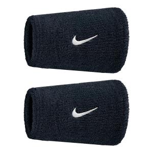 返品交換不可 在庫一掃セール ナイキ NIKE スウッシュ クラシック ダブルワイド リストバンド 2個セット BN4000-010 スポーツアクセサリー 即納