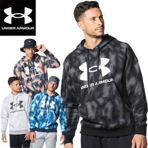 返品交換不可 訳あり大特価 アンダーアーマー UNDER ARMOUR トレーニング UAライバルフリース ビッグロゴ フーディー 1381331 メンズ 即納｜lafitte