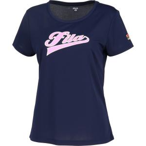 返品交換不可 在庫一掃セール FILA フィラ アップリケTシャツ テニス Tシャツ ウィメンズ VL2866-20 レディース 半袖｜lafitte