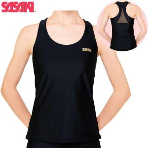 ササキスポーツ SASAKI 新体操 ウェア プレミアムYバックトップ 7061 ジュニア レディース