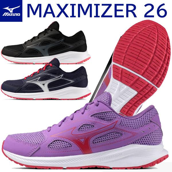 ミズノ ランニングシューズ  マキシマイザー26 K1GA2401 MIZUNO レディース 幅広ワ...