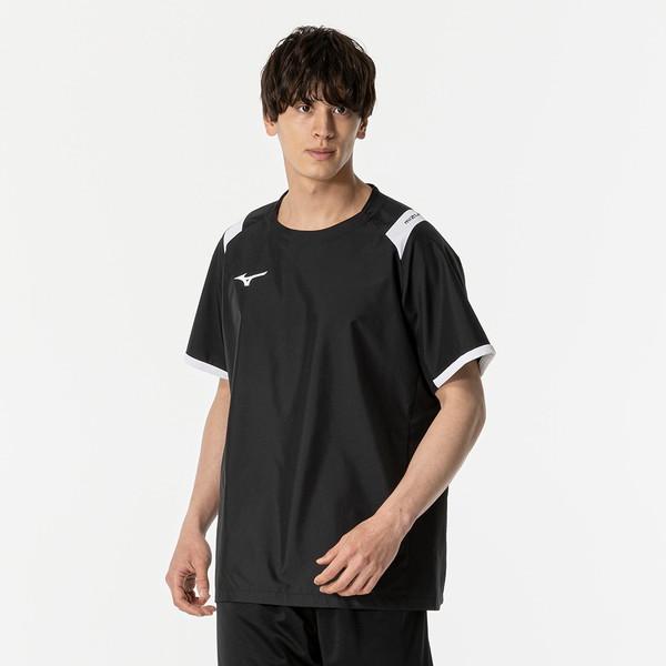 ミズノ MIZUNO Basic半袖ピステ バレーボール バレーボール ウィンドブレーカー／ピステ ...