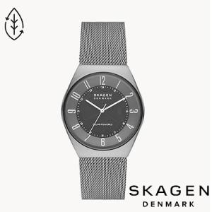 スカーゲン SKAGEN 腕時計 GRENEN SOLAR ソーラーパワー チャコールステンレススチ...