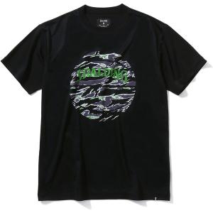 SPALDING スポルディング Tシャツ タイガーカモボール SMT22001 バスケット Tシャツ SMT22001-1000｜lafitte