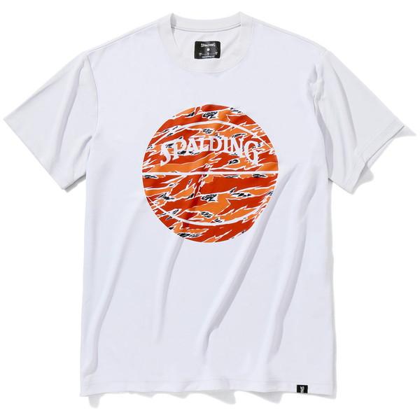 SPALDING スポルディング Tシャツ タイガーカモボール SMT22001 バスケット Tシャ...