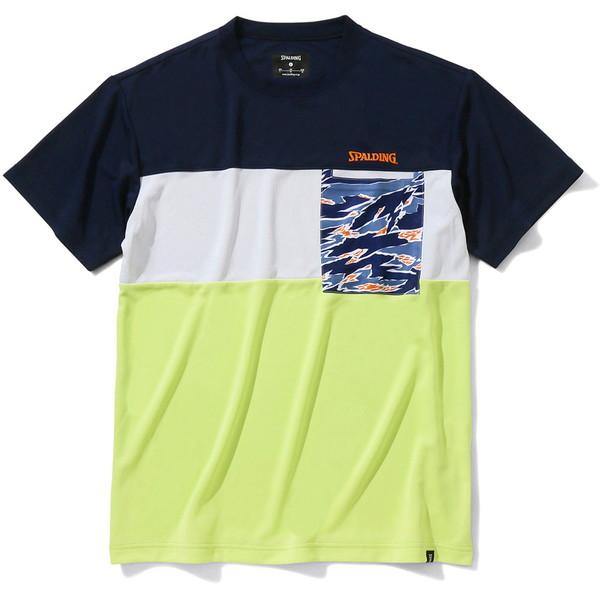 SPALDING スポルディング Tシャツ タイガーカモポケット SMT22002 バスケット Tシ...