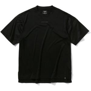 SPALDING スポルディング Tシャツ ジップスリーブポケット スムースドライ SMT22039 バスケット Tシャツ SMT22039-1000｜lafitte