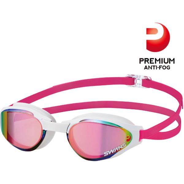 SWANS スワンズ レーシングクッション付き スイミングゴーグル MITミラータイプ 水泳 SR8...