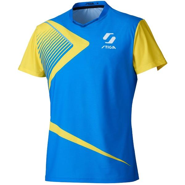 STIGA スティガ STIGAシャツ KR-I ライトブルー 卓球 ゲームシャツ 18056606...