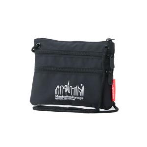 マンハッタンポーテージ Manhattan Portage Triple Zipper Pouch ショルダーポーチ ショルダーバッグ TRIPLE-ZIP-POUCH-BLK｜lafitte