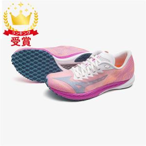 MIZUNO ミズノ公式 ウエーブデュエル3 陸上競技 レディース オレンジ