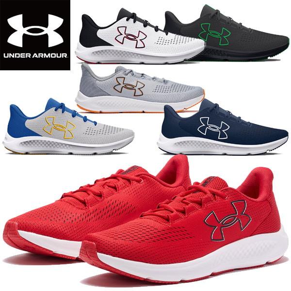 アンダーアーマー UNDER ARMOUR シューズ UAチャージド パスート3 ビックロゴ ランニ...